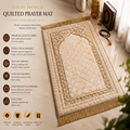 Luxury Premium Quilted Prayer Mat (Janamaz)