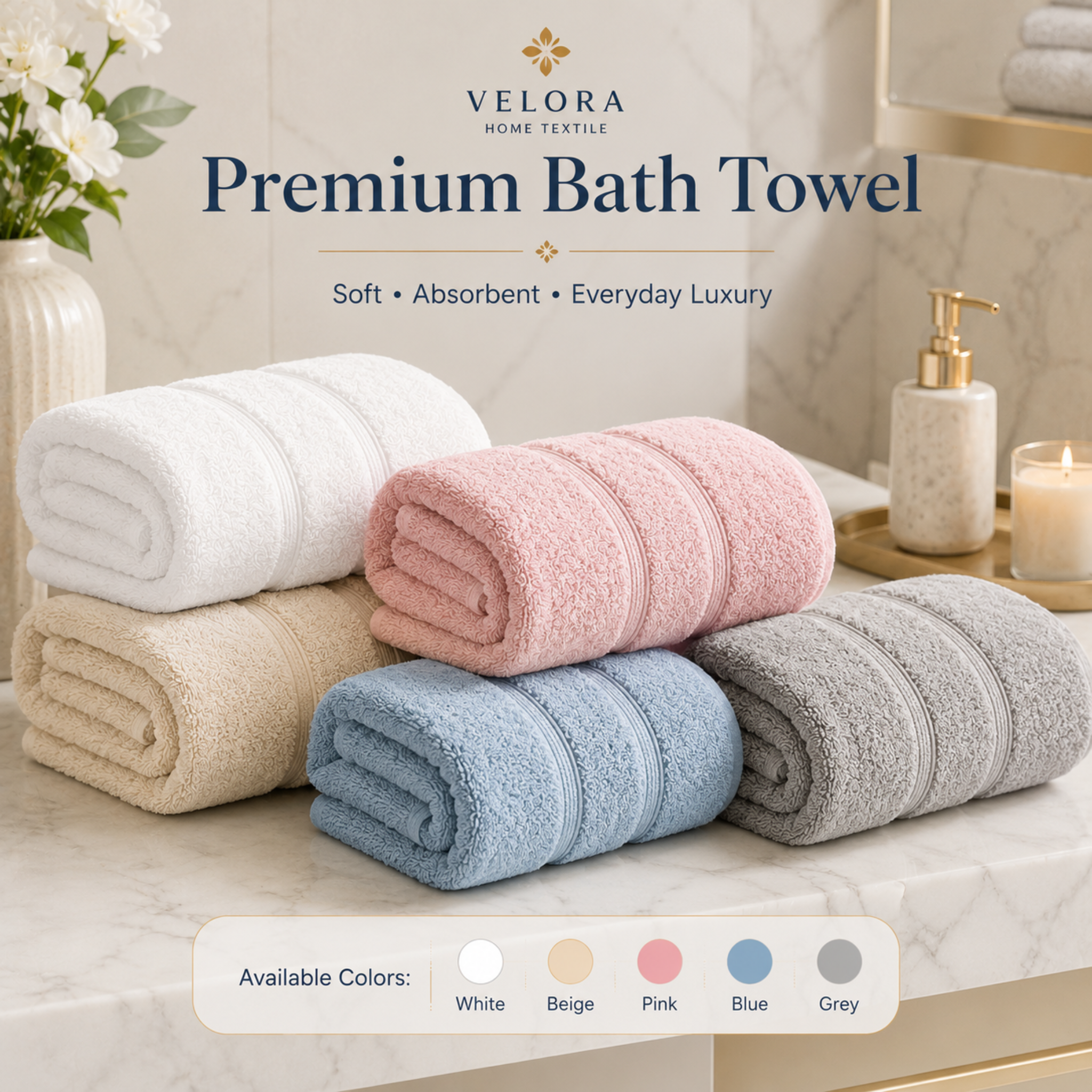 Premium Bath Towel – Standard Size