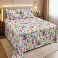 Garden Bloom Premium Cotton Bedsheet