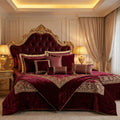 Luxury Bridal Set 12 Pcs – Premium Quilt Bedding Set
