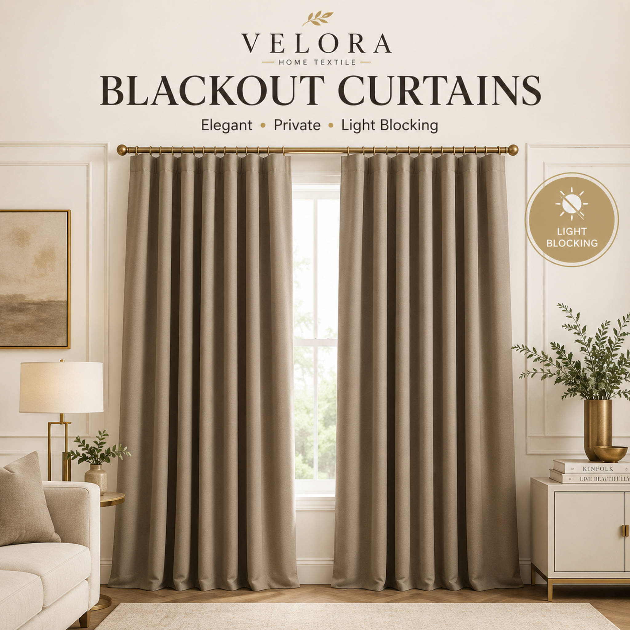 Blackout Curtains Pair
