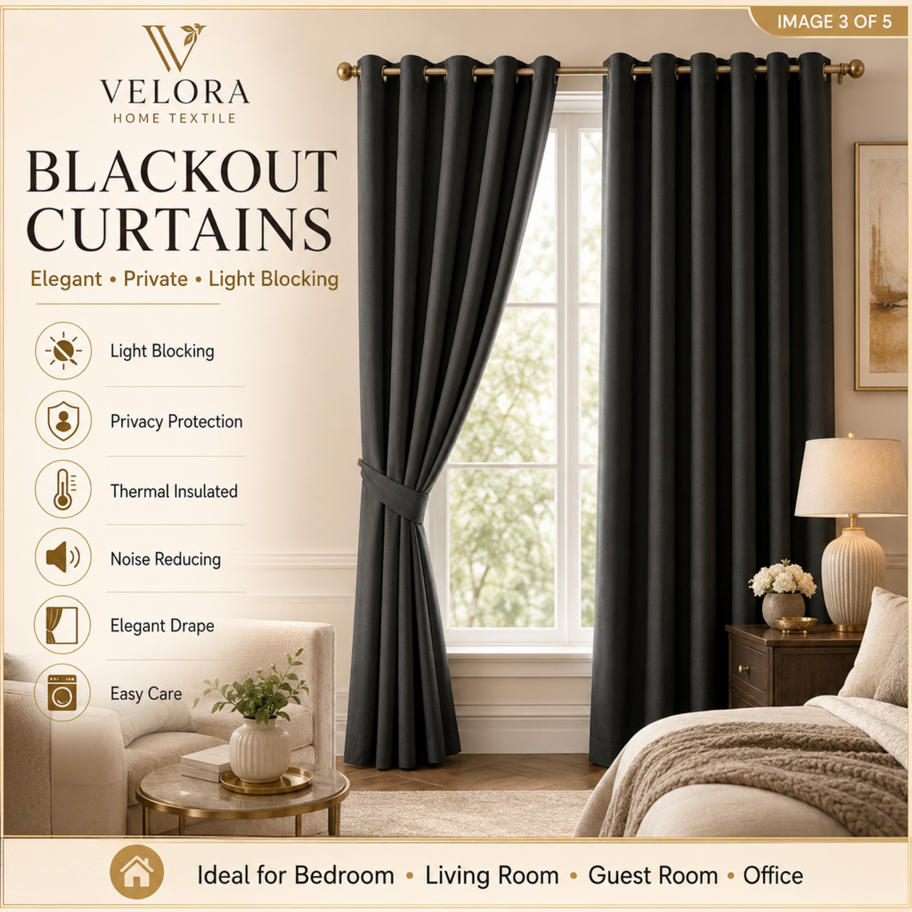 Blackout Curtains Pair