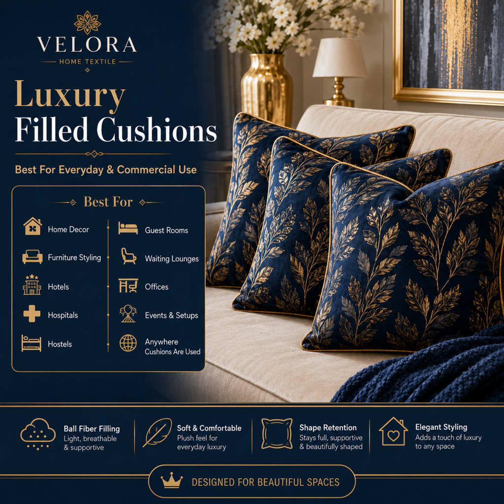 Premium Ball Fiber Filled Cushion