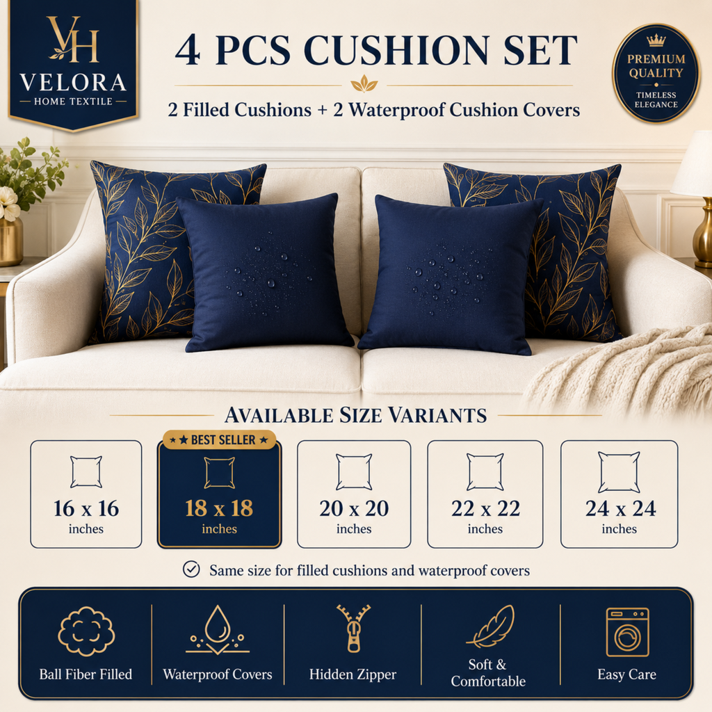 Premium Cushion Set 4pcs