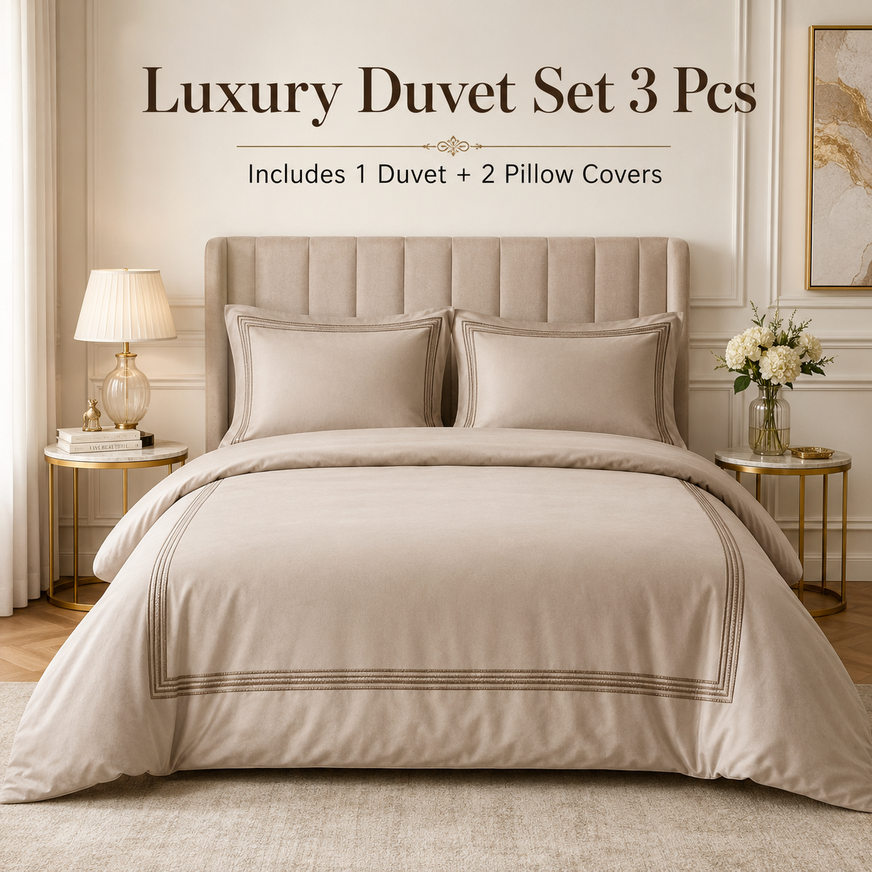 Luxury Duvet Set – 3 Pcs