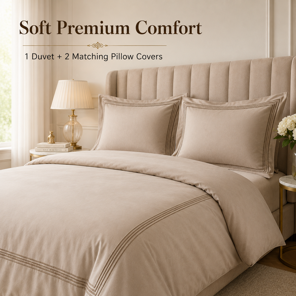 Luxury Duvet Set – 3 Pcs
