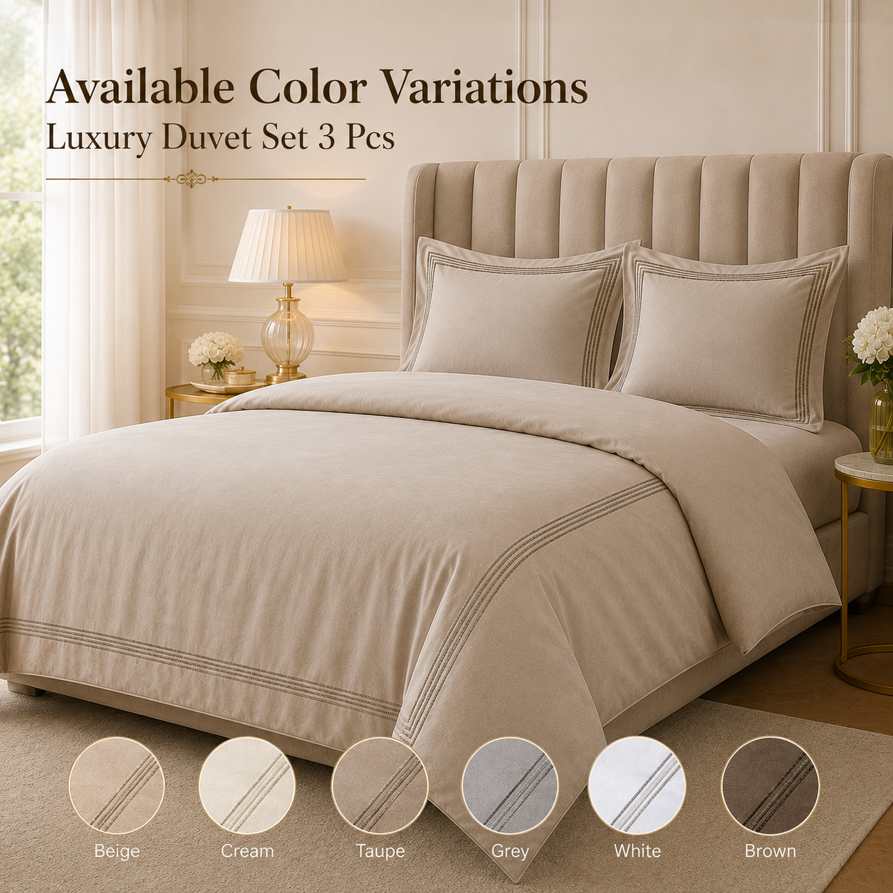 Luxury Duvet Set – 3 Pcs