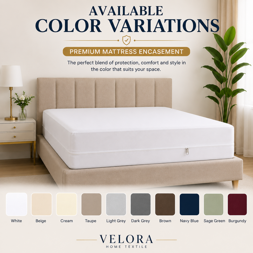 Premium Mattress Encasement – Full Mattress Protection Cover