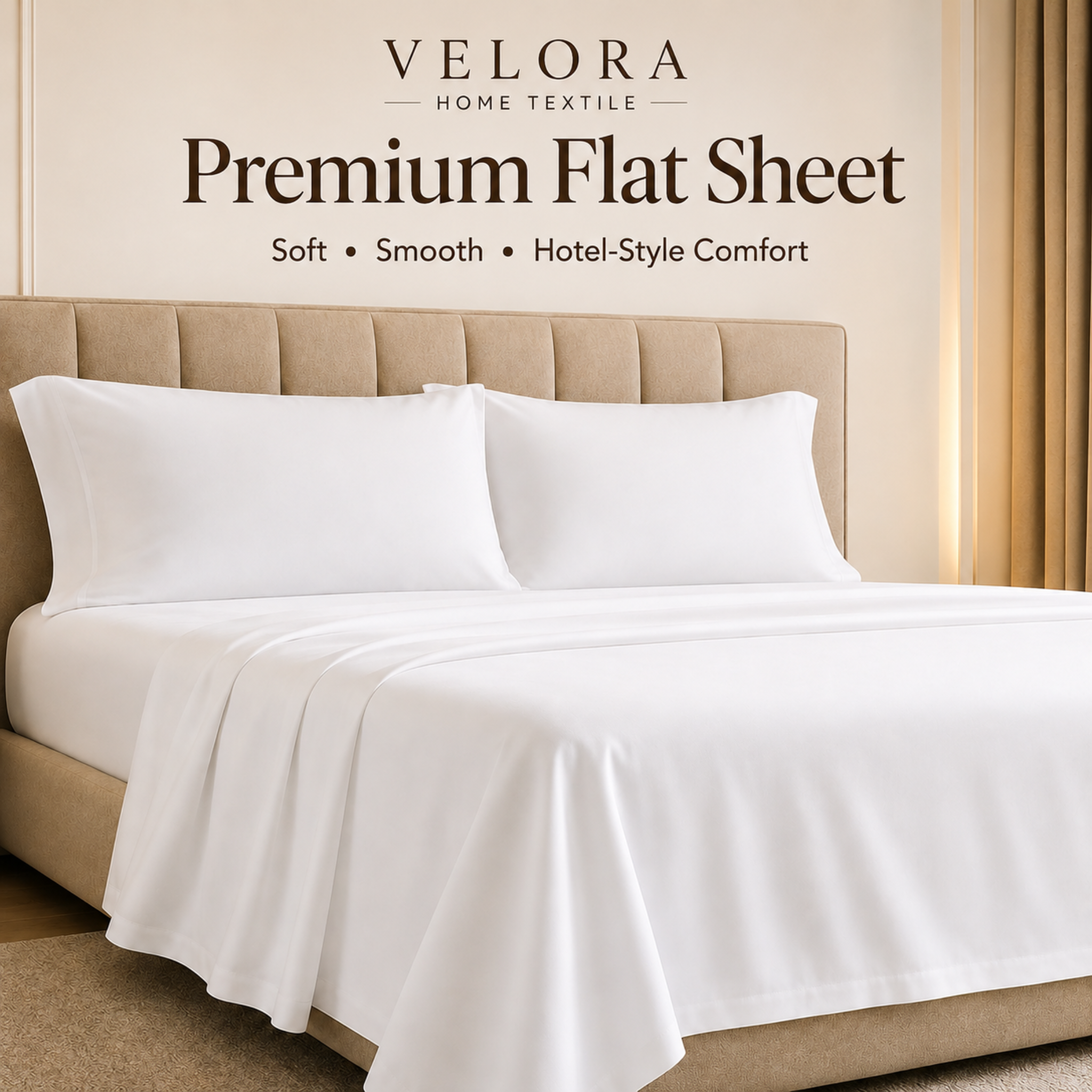 Premium Flat Sheet – White & Dyed Colors | 30cm & 40cm Options
