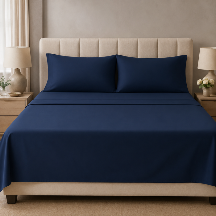 Premium Microfiber Flat Bed Sheet – Soft, Smooth & Durable