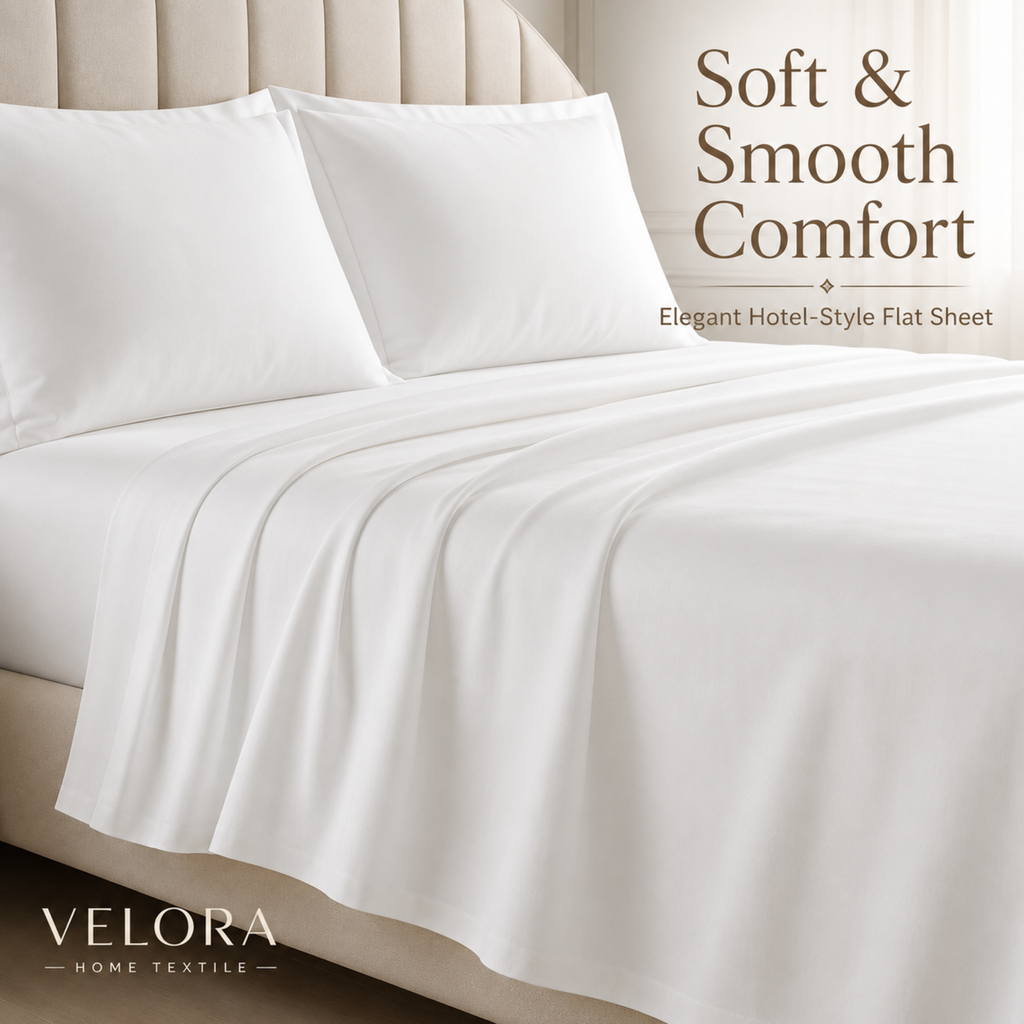 Premium Flat Sheet – White & Dyed Colors | 30cm & 40cm Options