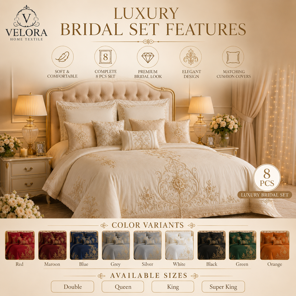 Luxury Bridal Set 08 Pcs