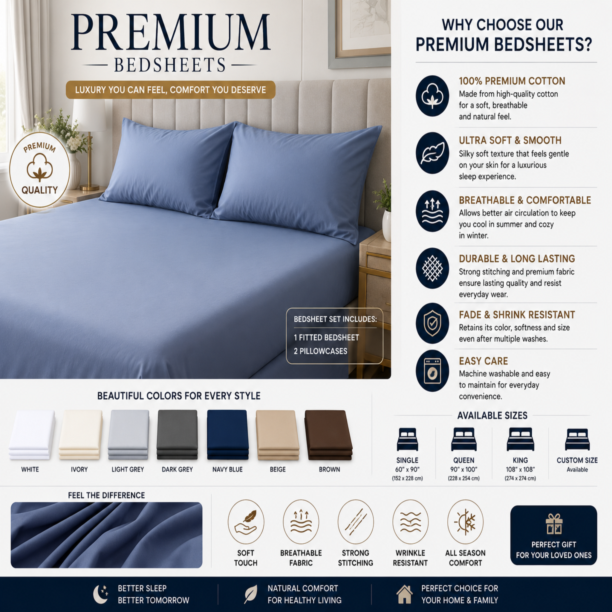 Premium Bedsheets