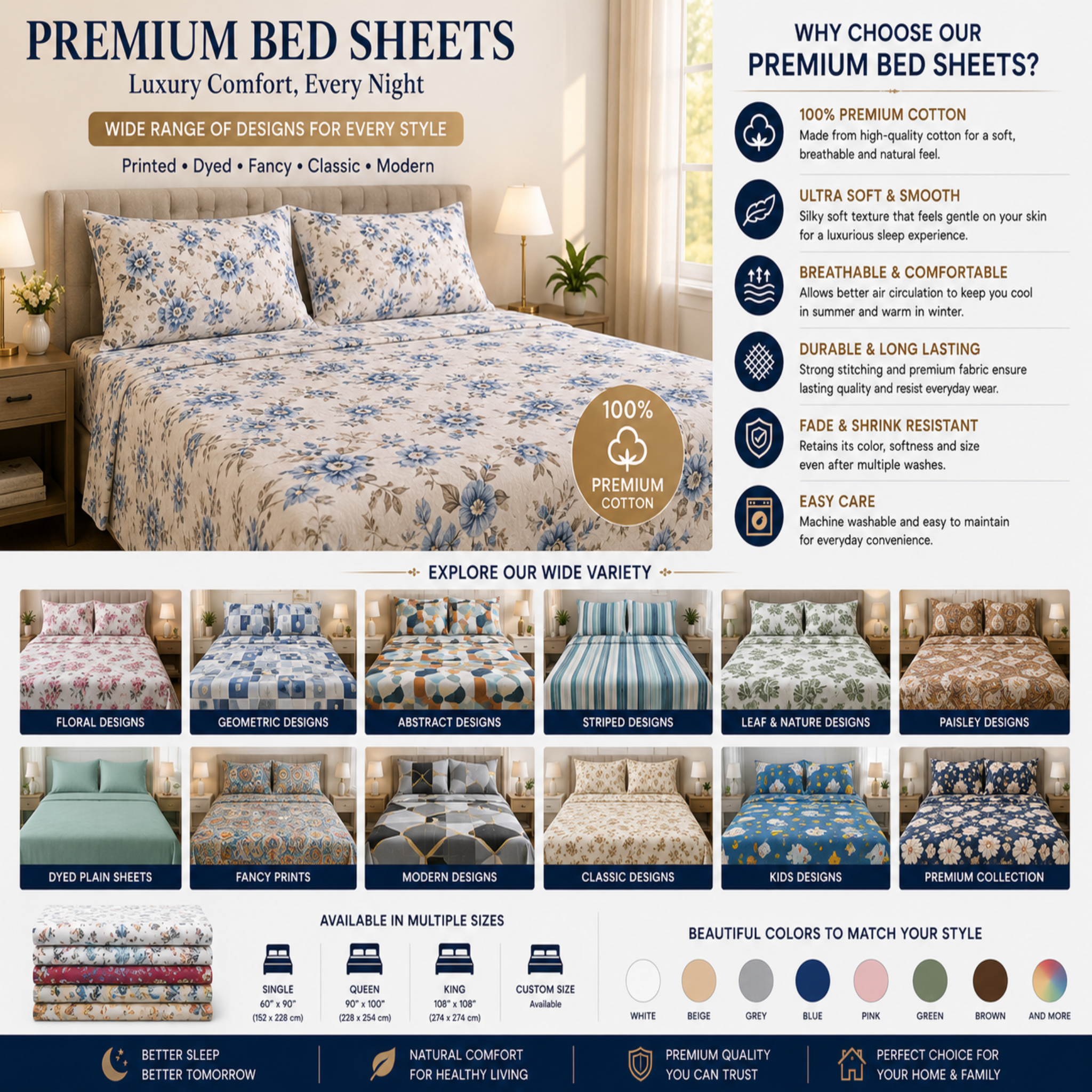 Premium Bedsheets