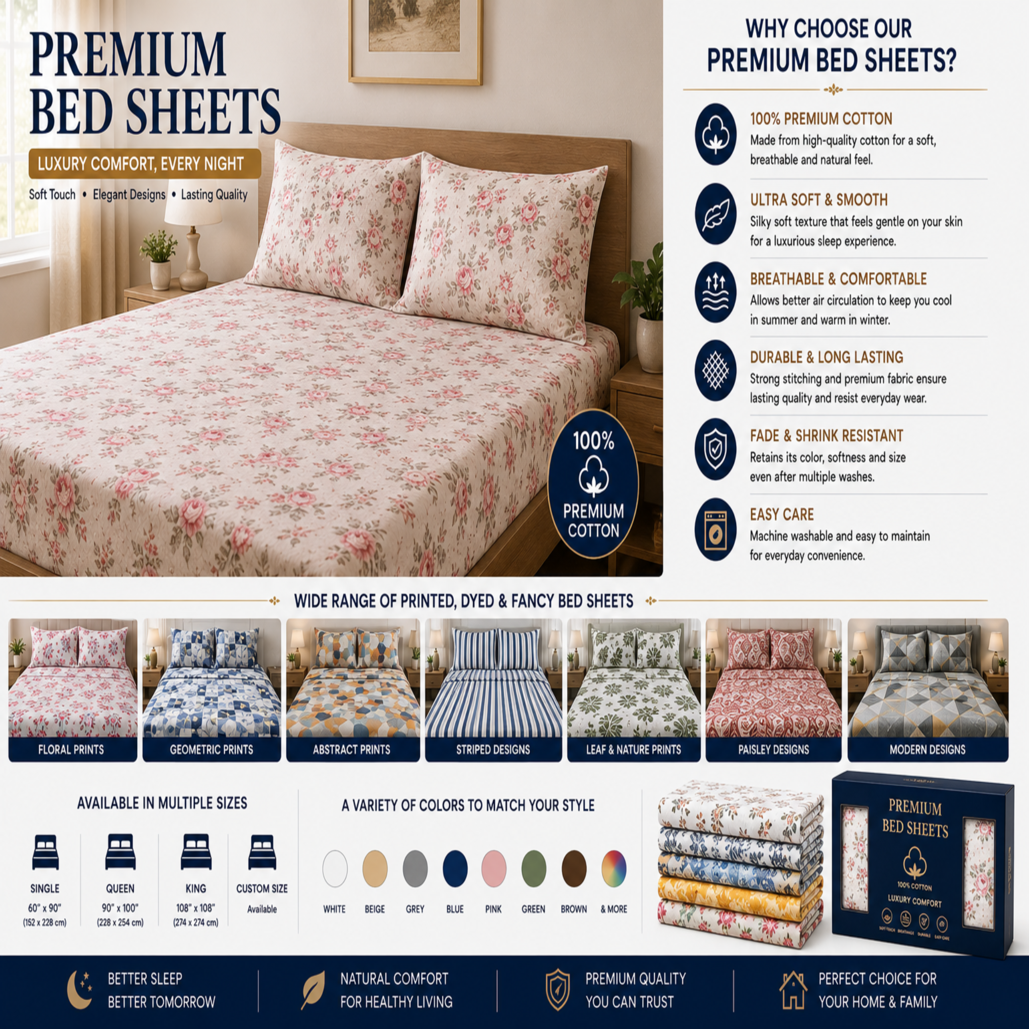 Premium Bedsheets