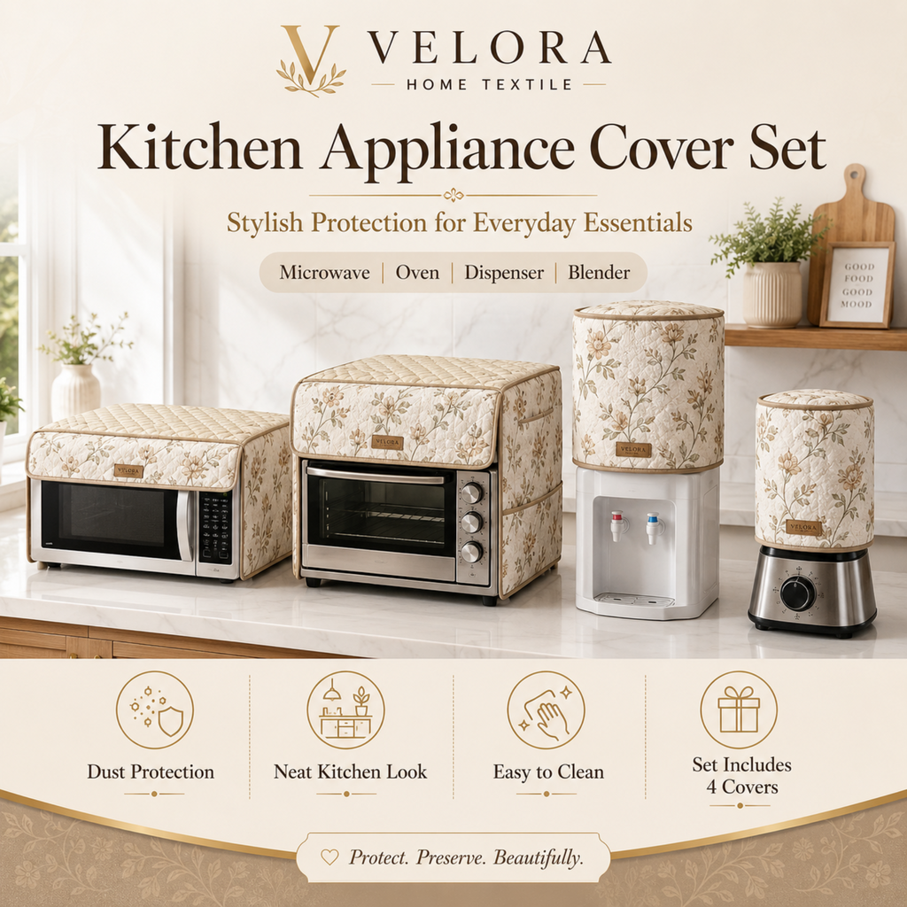 Kitchen Appliance Cover Set 4pcs