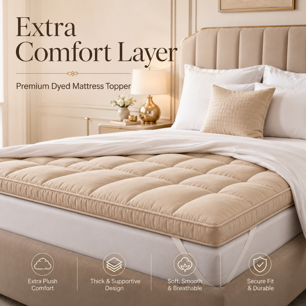 Mattress Topper Dyed