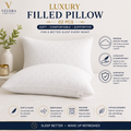Premium Filled Pillow – Soft & Comfortable Sleeping Pillow