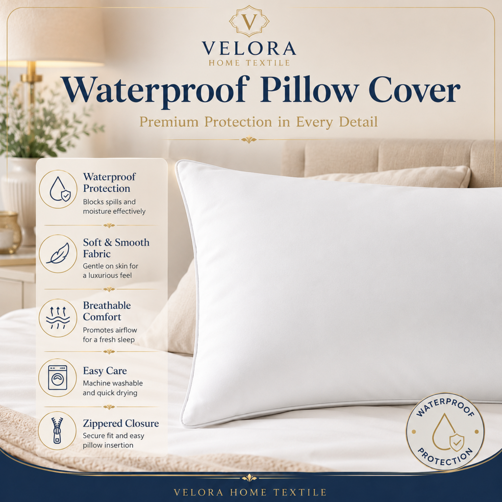 Waterproof Pillow Covers – Soft Protective Pillow Protector