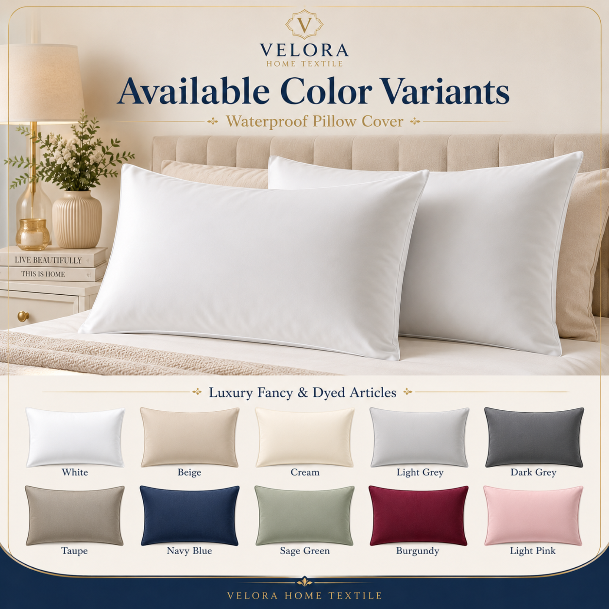 Waterproof Pillow Covers – Soft Protective Pillow Protector
