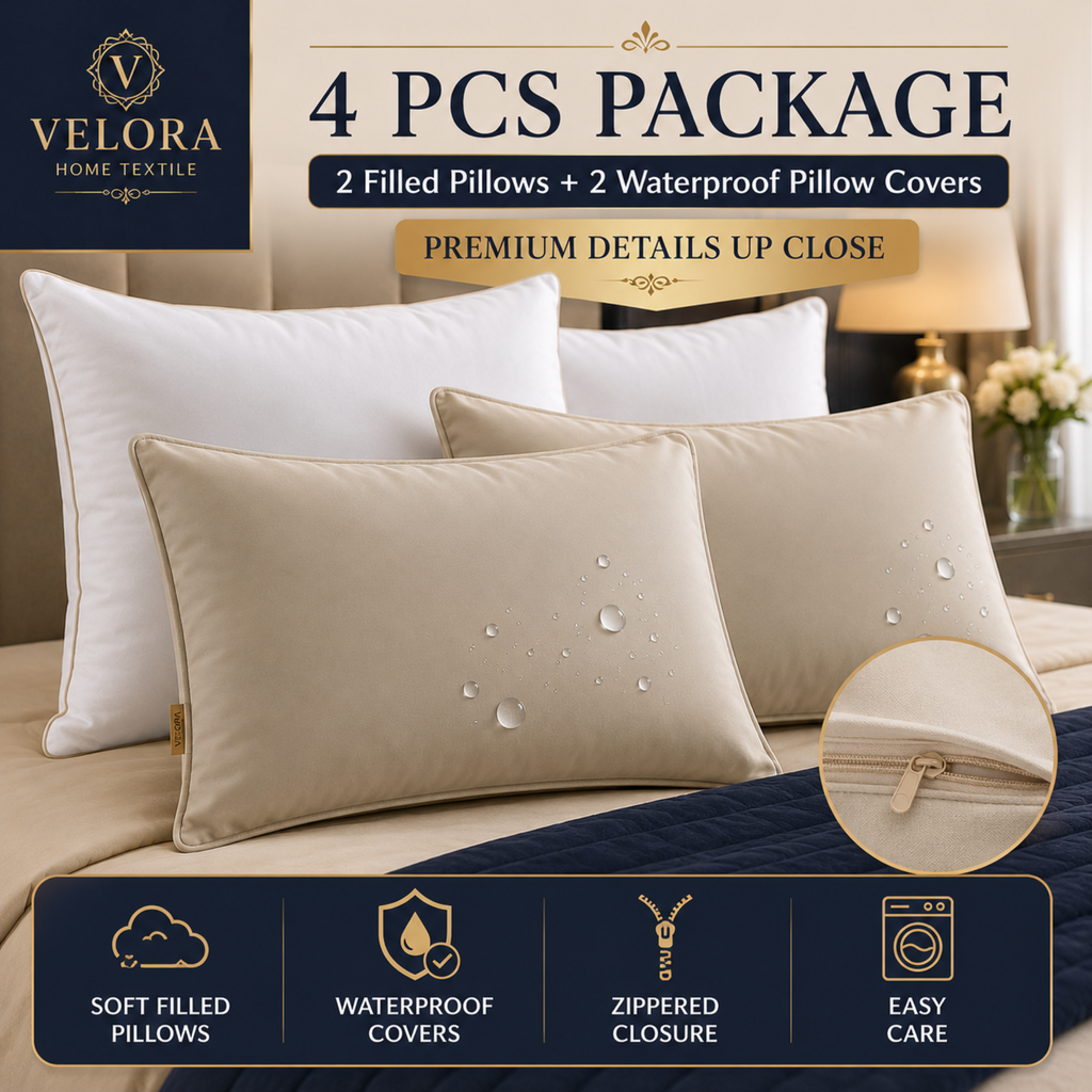 Premium Pillow Set 4pcs