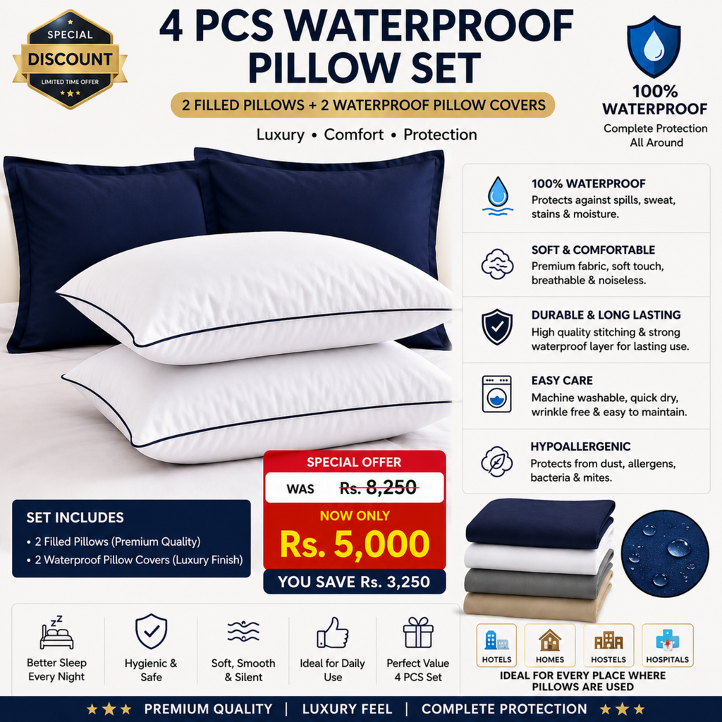 Premium Pillow Set 4pcs