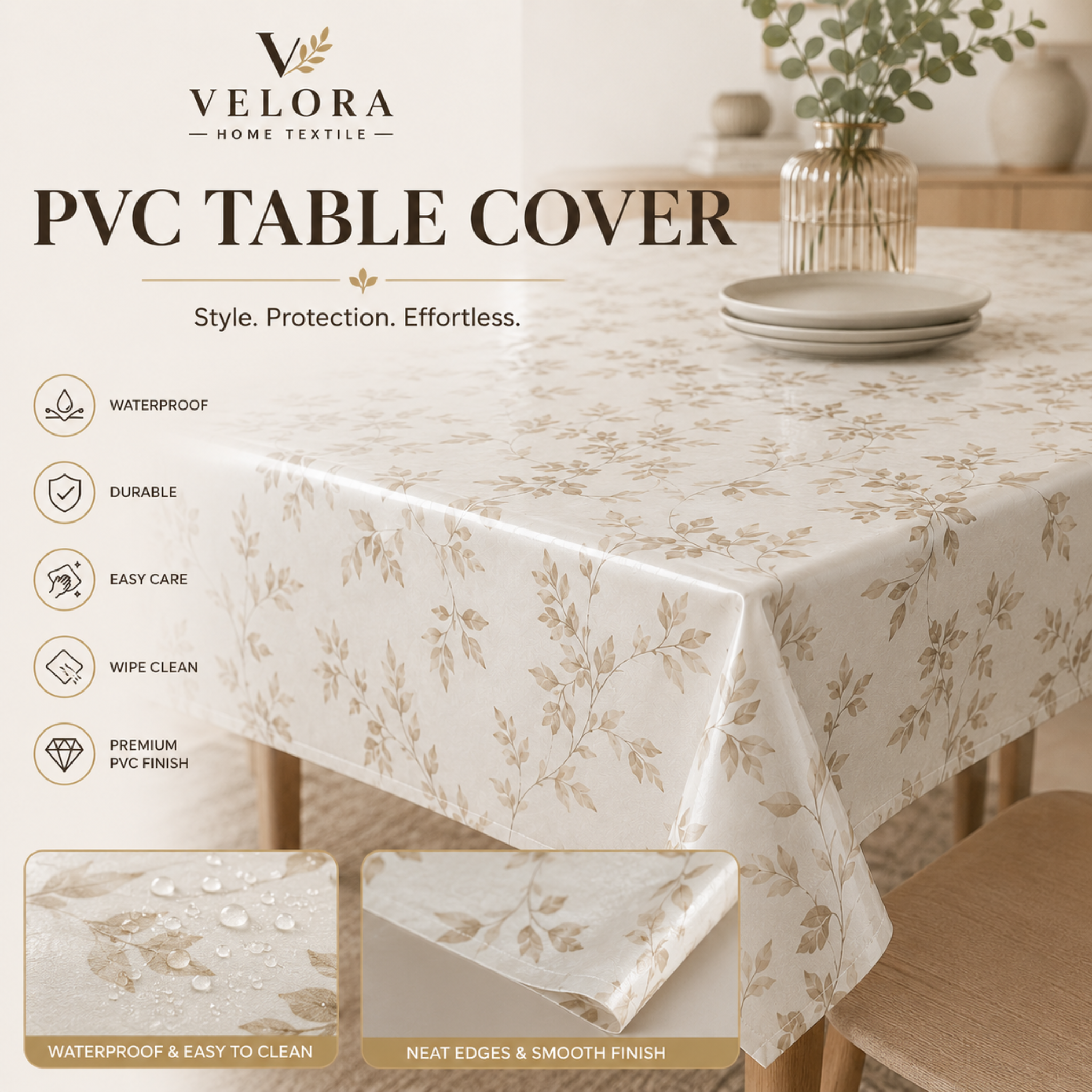 PVC Waterproof Table Cover