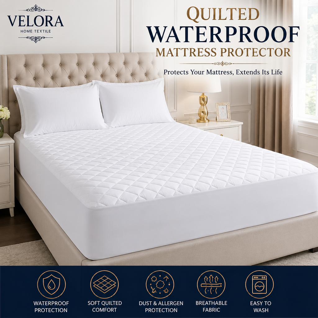 Quilted Mattress Protector Waterproof