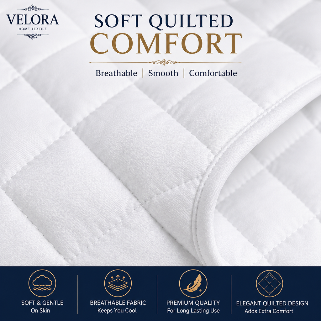Quilted Mattress Protector Waterproof
