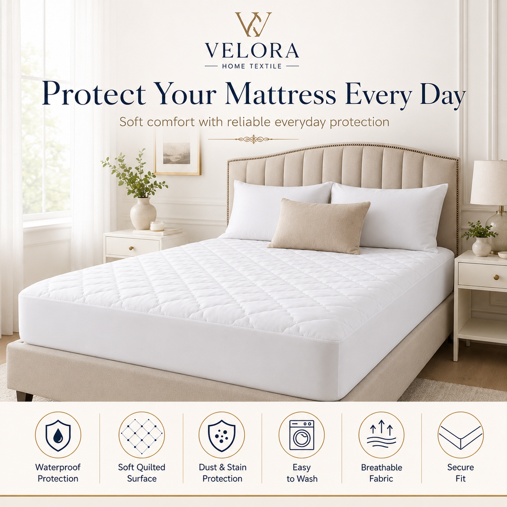 Quilted Mattress Protector Waterproof