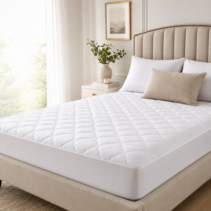 Premium Quilted Waterproof Mattress Protector – Deep Pocket Fitted Design