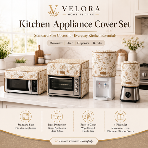 Kitchen Appliance Cover Set 4pcs