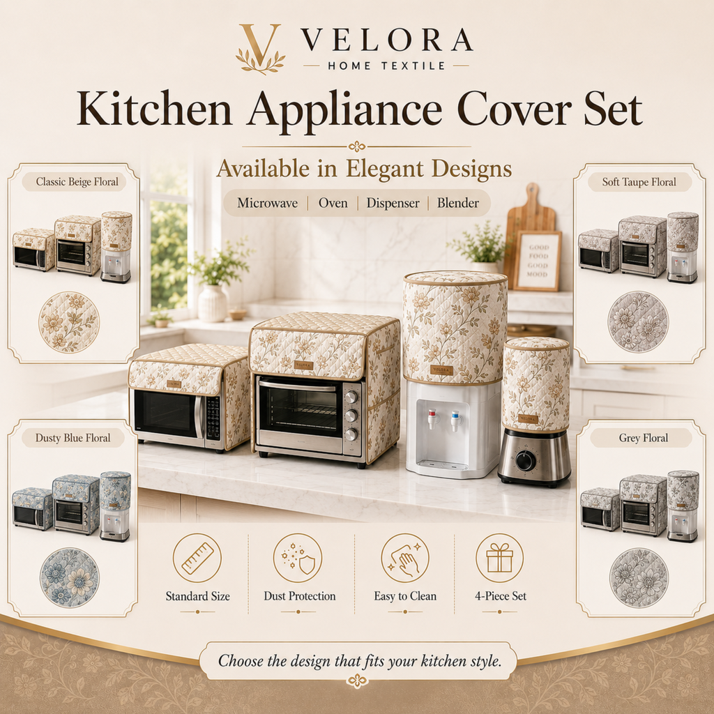 Kitchen Appliance Cover Set 4pcs
