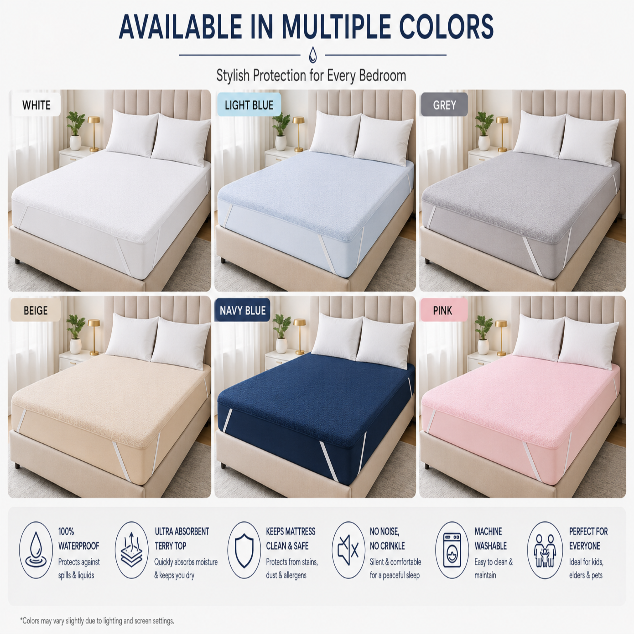 Terry Mattress Protector Waterproof