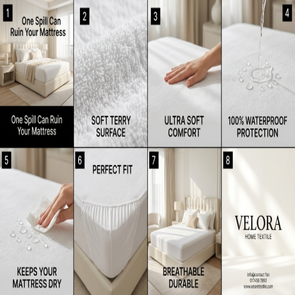 Terry Mattress Protector Waterproof